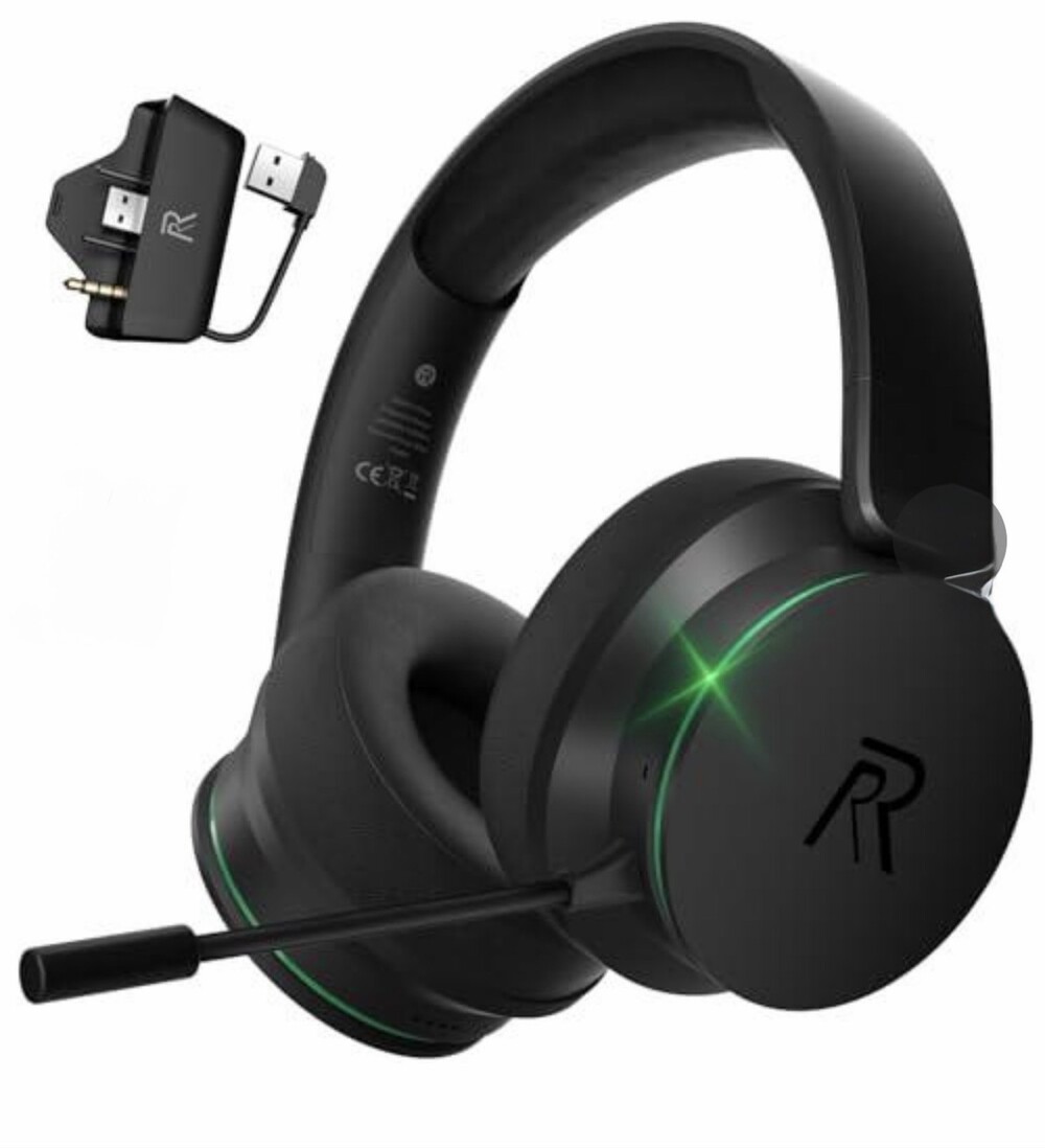Realme Wireless Gaming Headset with Microphone and USB Transmitter Dongle